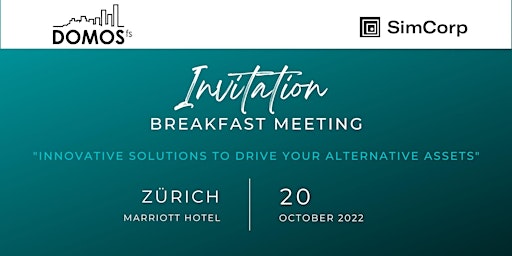 Zürich "Innovative solutions to drive your Alternative Assets"