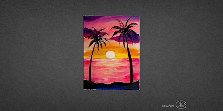 Sip and Paint: Beautiful Beach Sunset (Friday)