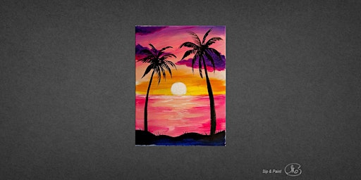 Sip and Paint: Beautiful Beach Sunset (Friday)