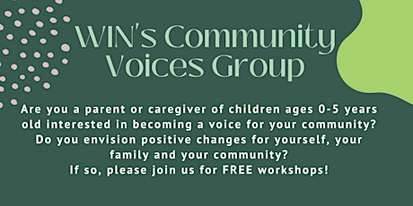 WIN's Community Voices - October English Session