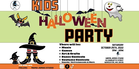 Kids Halloween Party in Worcester, Massachusetts