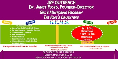 The King's Daughters Girl's Mentoring Program