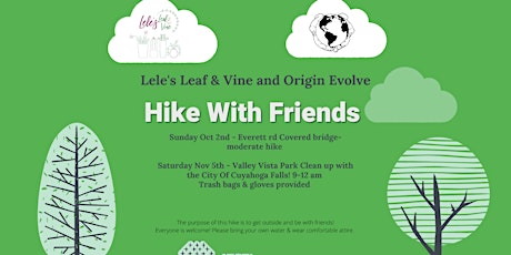 Monthly Hike with Friends with Lele's and Origin Evolve