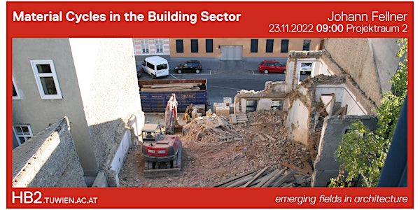 Material Cycles in the Building Sector | Johann Fellner (TU Wien)
