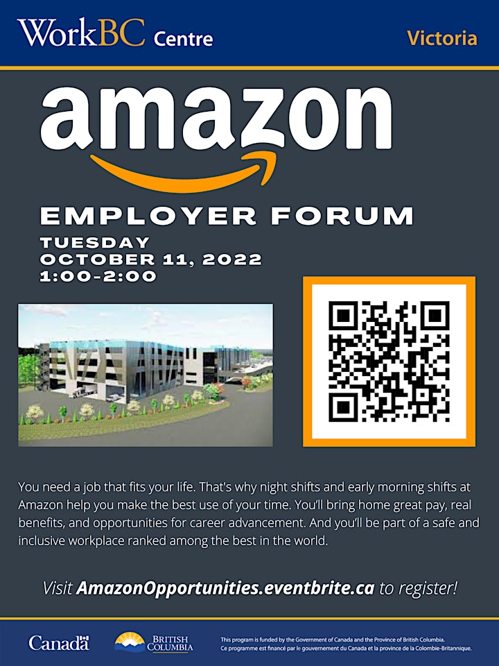 WorkBC Employer Information Session: Amazon image