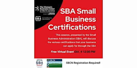 SBA Small Business Certifications primary image