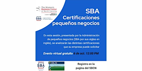 Certificaciones de la SBA Para Pequeños Negocios