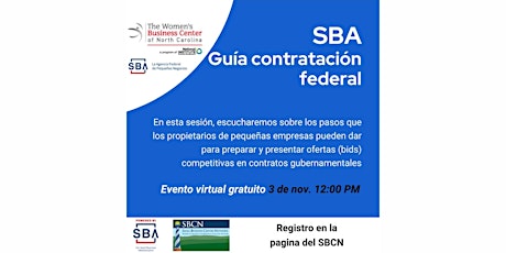 Guía de la SBA para Contratación Federal primary image