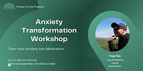 Transforming Anxiety Workshop