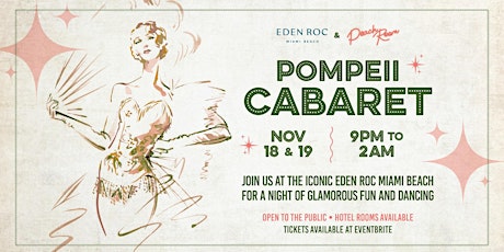 Pompeii Cabaret at Eden Roc Miami Beach