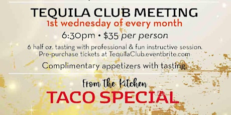 Tequila Club Meeting at 10th & Piedmont