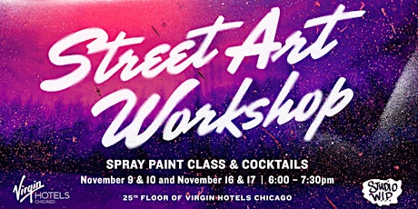 Spray Paint Workshop & Cocktails