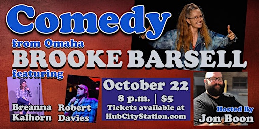 Comedy with Brooke Barsell, Breanna Kalhorn, Robert Davies, and Jon Boon