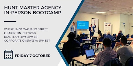 Hunt Master Agency In-Person Bootcamp