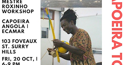 Mestre Roxinho Workshop - Capoeira Angola  primary image
