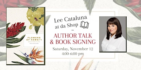 Lee Cataluna at da Shop: Author Talk & Book Signing