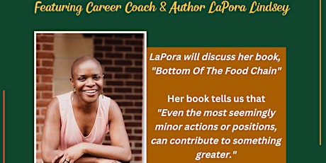 BJHSG Career Book Club: The Bottom of the Food Chain with LaPora Lindsey