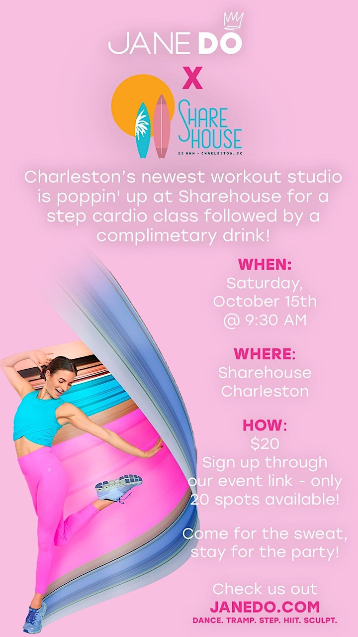 Jane DO X Sharehouse - Step It Up workout class image