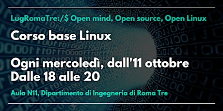 Immagine principale di Corso base Linux 