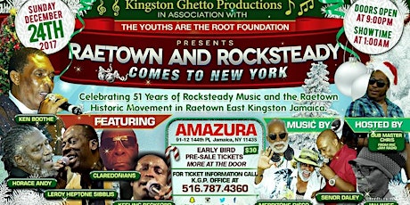 RAETOWN AND ROCKSTEADY COMES TO NEW YORK  primary image