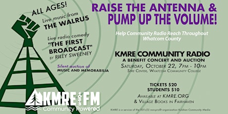 Raise The Antenna & Pump Up The Volume Benefit Concert & Auction