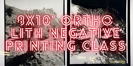 8x10" Ortho Lith Negative Printing Class