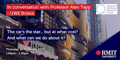 In conversation with Professor Alan Tapp - UWE Bristol primary image