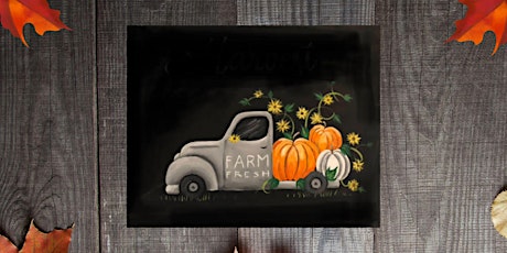 A Paint Lesson ~ Farm Truck Pumpkins