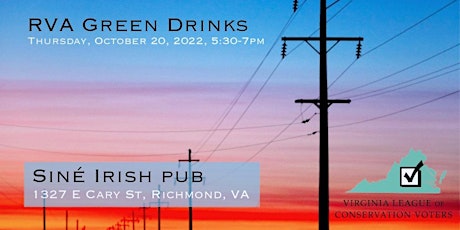 RVA Green Drinks October Gathering | Featuring Mike Town, LCV | Reggi