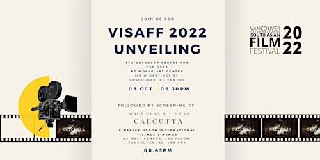 VISAFF Prelaunch Cocktail+VIFF Screening Once Upon a Time in Calcutta
