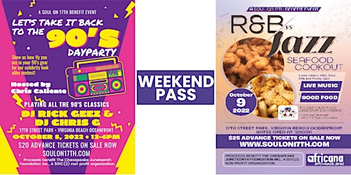 Soul on 17th - Weekend Pass