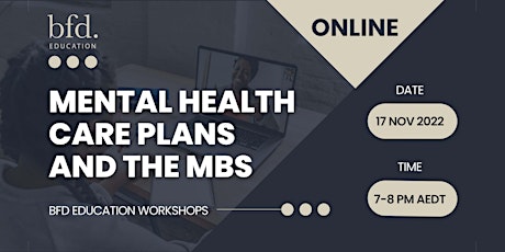 Mental Health Care Plans and the MBS
