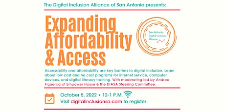Digital Inclusion Week 2022-Webinar Series-Expanding Affordability & Access