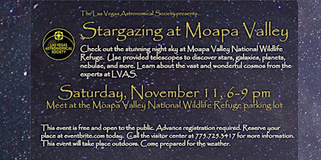 Stargazing at Moapa Valley primary image