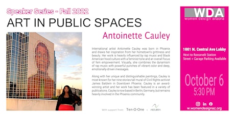 Antoinette Cauley  |  Art in Public Spaces Speaker Series Fall 22 Event 1