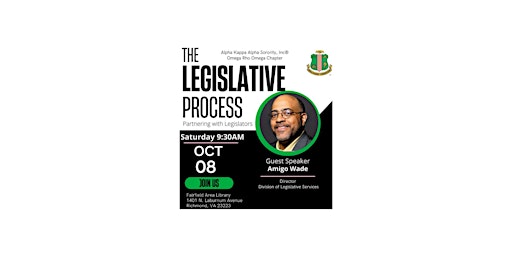 The Legislative Process and Partnering with Legisl