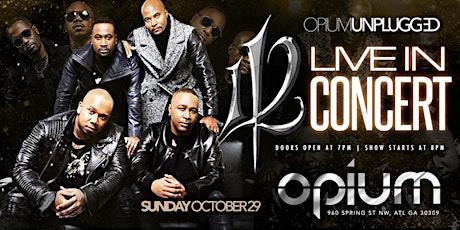 112 LIVE IN CONCERT @ OPIUM :: SUNDAY 10.29.17 primary image