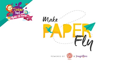 TinkerFest - Make Paper Fly (Ages 3-10) primary image