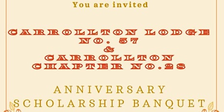 Carrollton's Annual Scholarship Anniversary Banquet