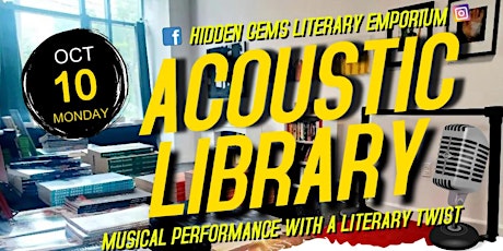 Acoustic Library featuring Speakeasy! Live Music Show with a Literary Twist