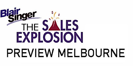 The Sales Explosion Program Preview - Blair Singer Signature Program primary image