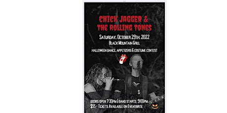 HALLOWEEN PARTY/ DANCE w CHICK JAGGER & THE ROLLING TONES