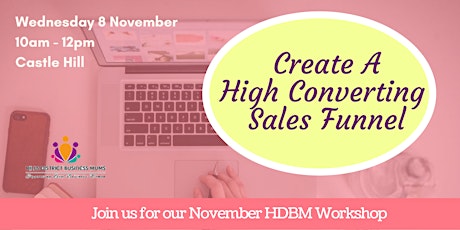 HDBM Workshop: Create A High Converting Sales Funnel primary image