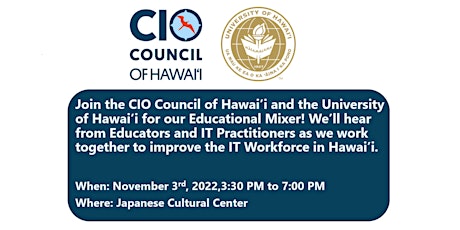 CIO Council of Hawai'i Educational Mixer