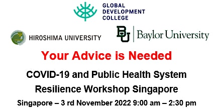 WHO COVID-19 and Public Health System Resilience Workshop Singapore