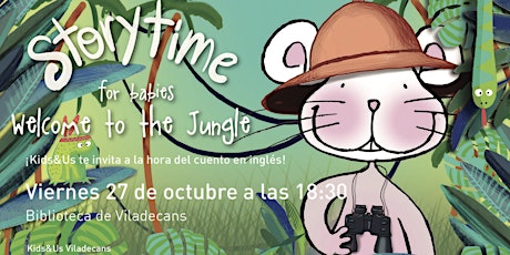 Imagen principal de Storytime for babies - Welcome to the jungle (de 1 a 3 años)