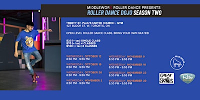 Roller Dance Dojo - Season 2 - Single Class Pass