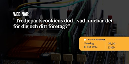 IAB Sverige  Webinar: Post 3rd Party Cookie