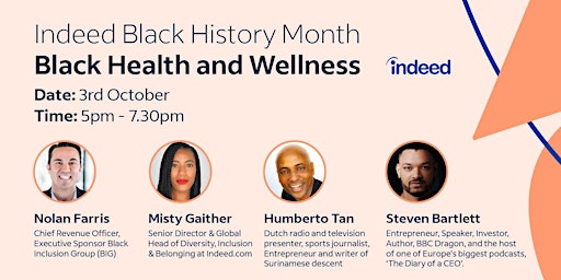 Indeed's Black History Month Celebration: Black Health and Wellness