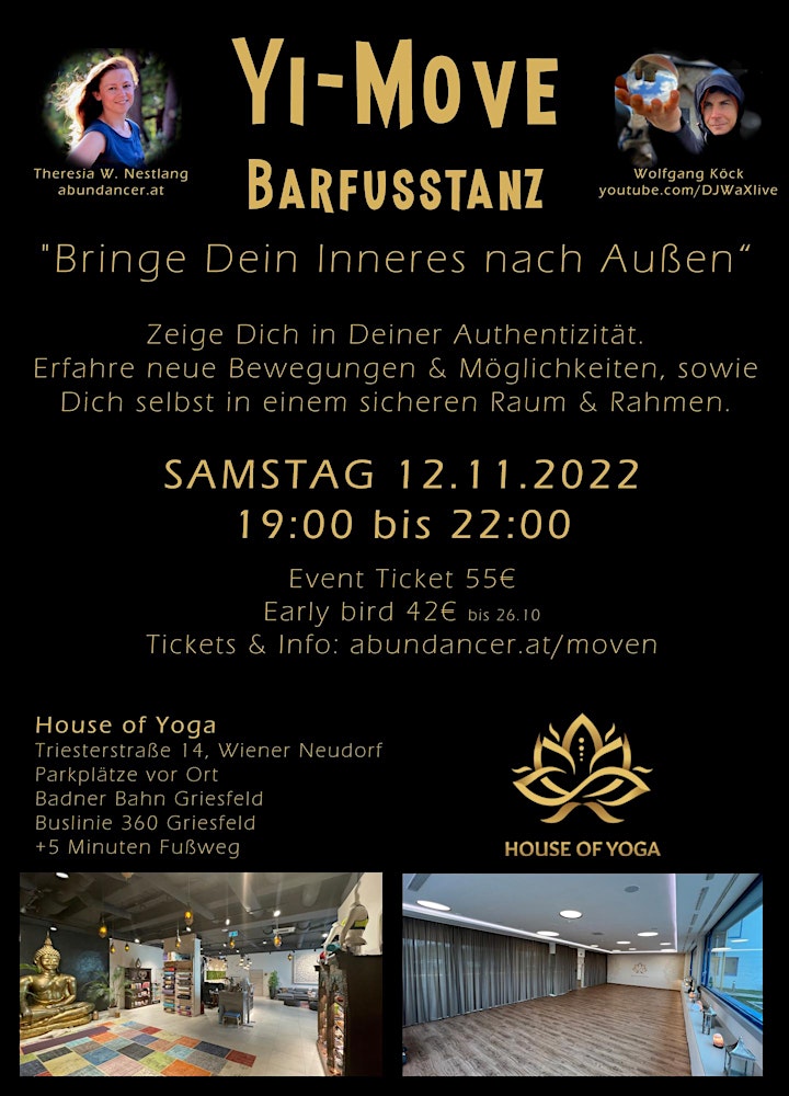 Early bird: Move-Barfuss-Tanzabend - Sa, 12.11.22 - 19 Uhr: Bild 